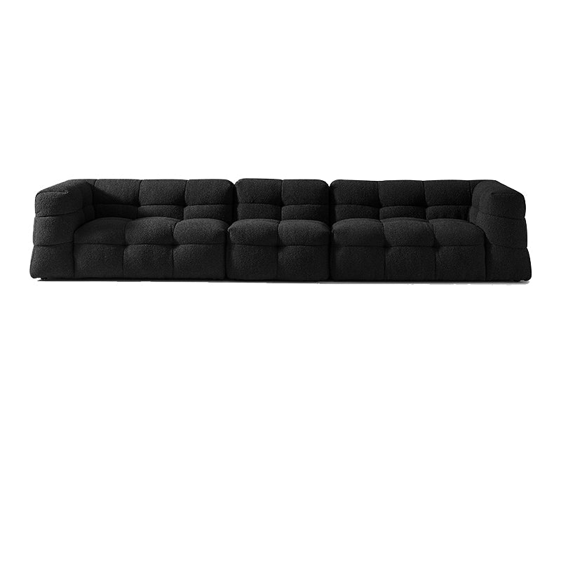 Contemporain 41,3 "D Laine canapé biscuit arrière Sofa tissu de smoking