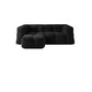 Contemporain 41,3 "D Laine canapé biscuit arrière Sofa tissu de smoking