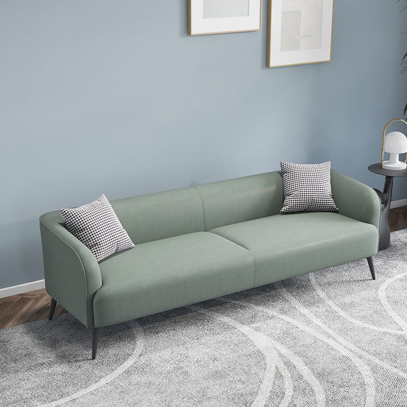 3-Sitzer 26,8-Zoll-D-Sofa-Smoking-ARM-Faux-Leder-Standardsofa