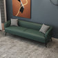 3-Sitzer 26,8-Zoll-D-Sofa-Smoking-ARM-Faux-Leder-Standardsofa