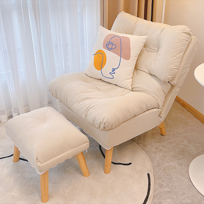 Scandinavian Parsons Chair Solid Color Living Room Reclining Basic Four Leg Accent Chair Clearhalo 'Accent Chairs' 'accent_chairs' 'Chairs & Seating' 'furn' 'furn_accent_chairs' 'Furniture' 'Living Room Furniture' 6737122