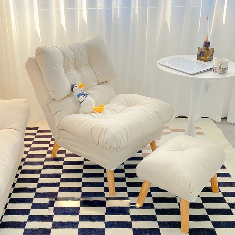 Scandinavian Parsons Chair Solid Color Living Room Reclining Basic Four Leg Accent Chair Clearhalo 'Accent Chairs' 'accent_chairs' 'Chairs & Seating' 'furn' 'furn_accent_chairs' 'Furniture' 'Living Room Furniture' 6737129