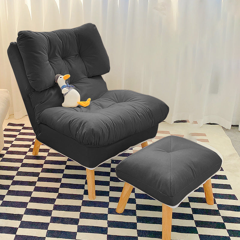 Scandinavian Parsons Chair Solid Color Living Room Reclining Basic Four Leg Accent Chair Clearhalo 'Accent Chairs' 'accent_chairs' 'Chairs & Seating' 'furn' 'furn_accent_chairs' 'Furniture' 'Living Room Furniture' 6737144