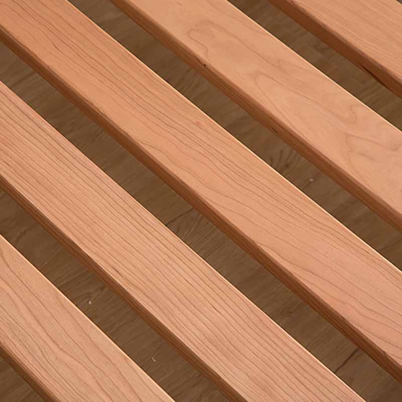 Contemporary Beige Sofa with Tufted Back and Flared Arm in Linen