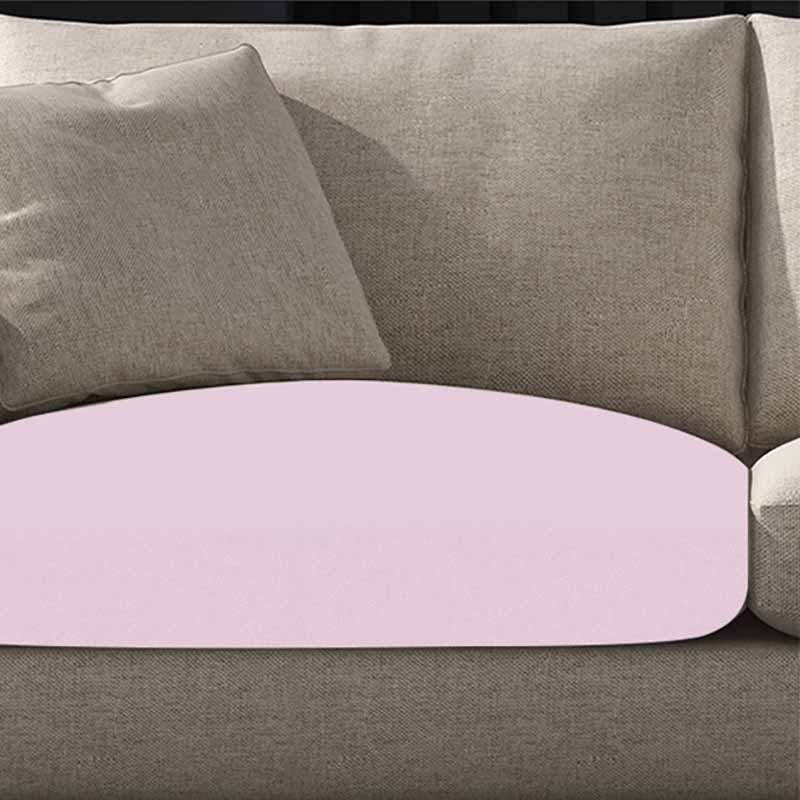 Divano beige contemporaneo con schiena sciolta e braccia quadrate in lino