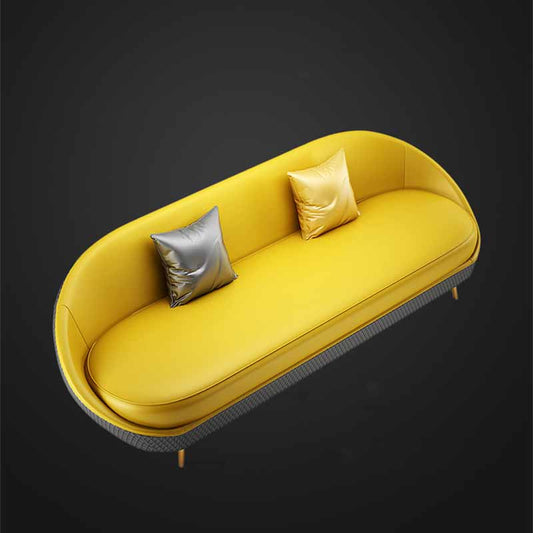 Sloped Arms No Distressing Sofa Stain Resistant Tight Back Sofa for Living Room Clearhalo 'furn' 'furn_sofas' 'Furniture' 'Living Room Furniture' 'Sofa' 'sofas' 6737318