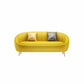 Solid Color Sloped Arms Sofa Tight Back Stain Resistant No Distressing Sofa