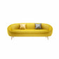 Solid Color Sloped Arms Sofa Tight Back Stain Resistant No Distressing Sofa