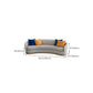 Tuxedo Arm Sofa Linen and Faux Leather Seating for Bonus Room Clearhalo 'furn' 'furn_sofas' 'Furniture' 'Living Room Furniture' 'Sofa' 'sofas' 6737419