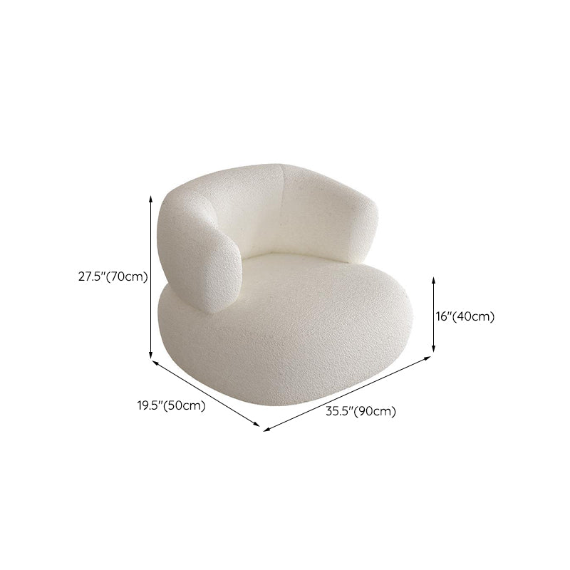 Tachette incurvée arrière serrée résistant aux taches sans canapé pénible