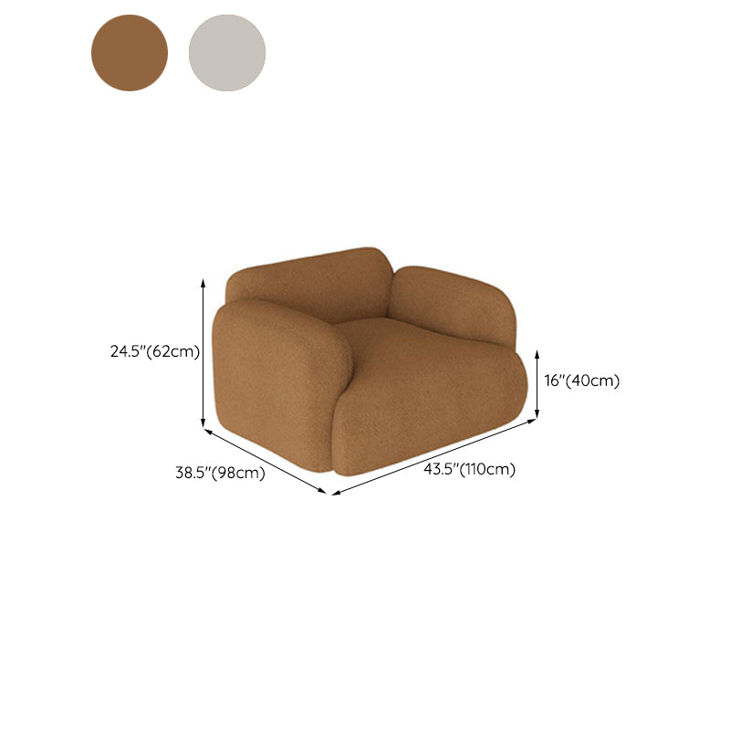 Sofa stationnaire résistant aux taches Pas de canapé arrière serré pénible