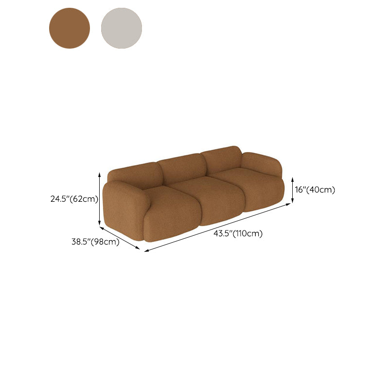 Sofa stationnaire résistant aux taches Pas de canapé arrière serré pénible