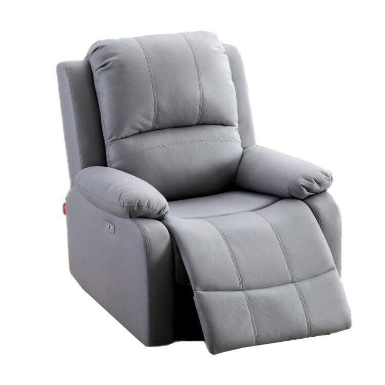 Indoor Upholstery Recliner Contemporary 33.5" W Recliners with Massage & USB Cord Clearhalo 'Chairs & Seating' 'furn' 'furn_recliners' 'Furniture' 'Living Room Furniture' 'Recliners' 6737547