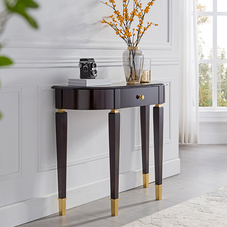 Tavolo da console di legno moderno di metà secolo Tavolo di divano console per la sala