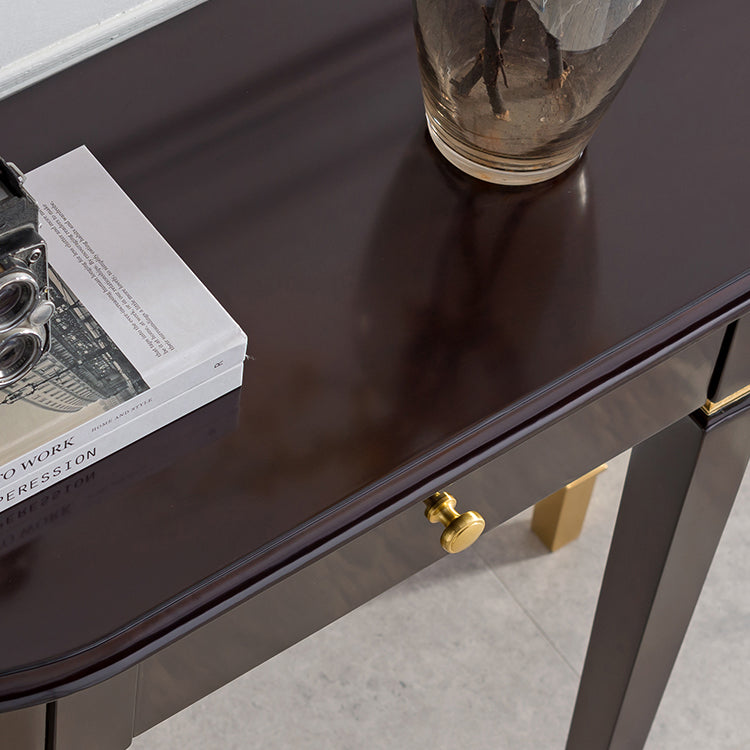 Tavolo da console di legno moderno di metà secolo Tavolo di divano console per la sala