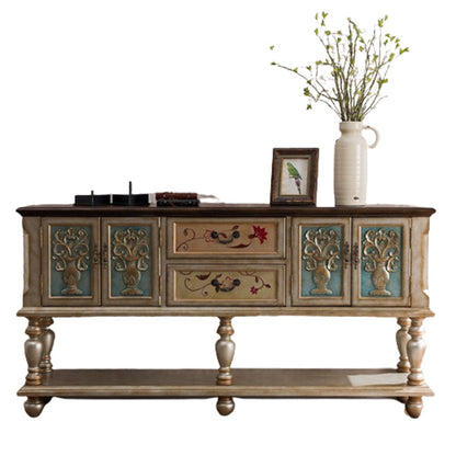 Tavolo da console del rettangolo di campagna francese Tavolo accento per console in legno per Hall