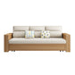 32" Wide Scandinavian Sofa Bed Pillow Included Wood Sleeper Sofa