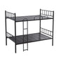Contemporary Metal with Headboard Rectangular Slat with Metal Legs Slat Bed Clearhalo 'Bedroom Furniture' 'Beds' 'furn' 'furn_beds' 'Furniture' 6738665