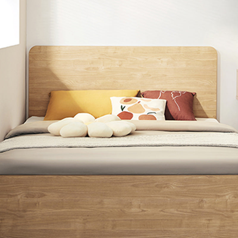 ノルディックナチュラルソリッドウッドベッド39.37 "H BookCaseには、ストレージ付きベッドフレームが含まれています