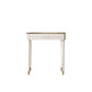White Make-up Vanity Glass Top Makeup Vanity Desk Table with Drawer
