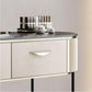 Modern 31.49 " H 2-Drawer Dressing Table Slate Top Vanity Stool Clearhalo 'Bedroom Furniture' 'furn' 'furn_makeup_vanities' 'Furniture' 'Makeup Vanities' 'makeup_vanities' 6738964