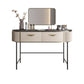 Modern 31.49 " H 2-Drawer Dressing Table Slate Top Vanity Stool Clearhalo 'Bedroom Furniture' 'furn' 'furn_makeup_vanities' 'Furniture' 'Makeup Vanities' 'makeup_vanities' 6738967