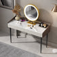 29,52 "altezza tavolo da trucco a 2 cassetti moderno sgabello da vanità in ardesia moderna