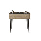 Glam 31.49 " Height Slate Table Top Makeup Vanity Stool with 3 Drawers Clearhalo 'Bedroom Furniture' 'furn' 'furn_makeup_vanities' 'Furniture' 'Makeup Vanities' 'makeup_vanities' 6739133