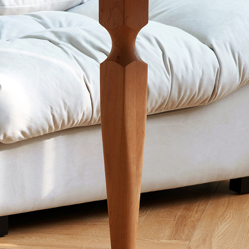 Modern Solid Wood End Table Pedestal Corner Table for Living Room Clearhalo 'Coffee & Accent Tables' 'End & Side Tables' 'end_side_tables' 'furn' 'furn_end_side_tables' 'Furniture' 'Living Room Furniture' 6739190