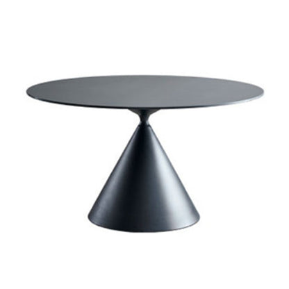 Modern Pedestal Dining Table Stone Table for Dining Room Kitchen
