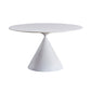 Modern Pedestal Dining Table Stone Table for Dining Room Kitchen