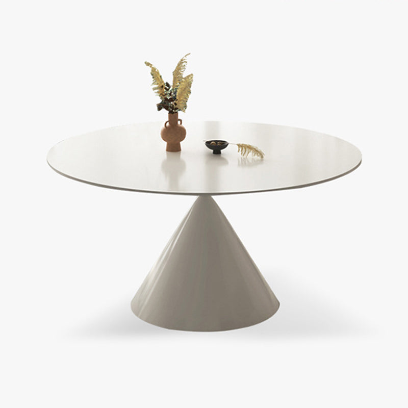 Modern Pedestal Dining Table Stone Table for Dining Room Kitchen