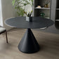 Modern Pedestal Dining Table Stone Table for Kitchen Dining Room Clearhalo 'Dining Tables & Seating' 'Dining Tables' 'dining_table' 'furn' 'furn_dining_table' 'Furniture' 'Kitchen & Dining Furniture' 6739256
