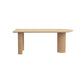 Modern Style Wood Dining Table 3 Legs Dinette Table for Dining Room
