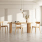 Modern Style Wood Dining Table 3 Legs Dinette Table for Dining Room