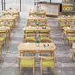 Modern Style Wood Dining Table 4 Legs Dining Table for Dining Room Clearhalo 'Dining Tables & Seating' 'Dining Tables' 'dining_table' 'furn' 'furn_dining_table' 'Furniture' 'Kitchen & Dining Furniture' 6739375