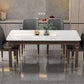 Medieval Modern Stone Dining Table 4 Rubber Legs Table for Dining Room