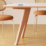 Medieval Modern Stone Dining Table 4 Ash Legs Table for Dining Room Clearhalo 'Dining Tables & Seating' 'Dining Tables' 'dining_table' 'furn' 'furn_dining_table' 'Furniture' 'Kitchen & Dining Furniture' 6739443