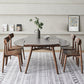 Modern Stone Dining Table 4 Ash Legs Dining Table for Dining Room