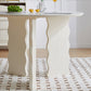 Modern Round Dining Table 3 White Legs Table for Dining Room Clearhalo 'Dining Tables & Seating' 'Dining Tables' 'dining_table' 'furn' 'furn_dining_table' 'Furniture' 'Kitchen & Dining Furniture' 6739581