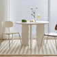 Modern Round Dining Table 3 White Legs Table for Dining Room Clearhalo 'Dining Tables & Seating' 'Dining Tables' 'dining_table' 'furn' 'furn_dining_table' 'Furniture' 'Kitchen & Dining Furniture' 6739584