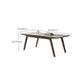 Modern Rectangle Dining Table Sintered Stone Table with Wooden Legs Clearhalo 'Dining Tables & Seating' 'Dining Tables' 'dining_table' 'furn' 'furn_dining_table' 'Furniture' 'Kitchen & Dining Furniture' 6739602