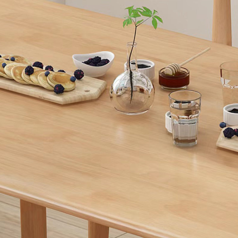 Mesa de comedor de madera maciza Mesa de comedor rectangular para cocina