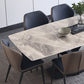 Sintered Stone Dining Room Table Rectangle Dining Table for Kitchen
