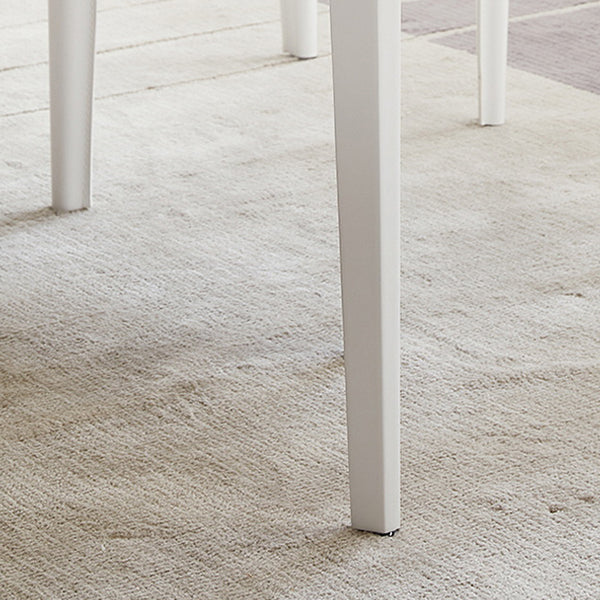 金属フレーム付きホワイトストーンダイナーテーブルセット1/2/5ピースモダンなダイニングセット