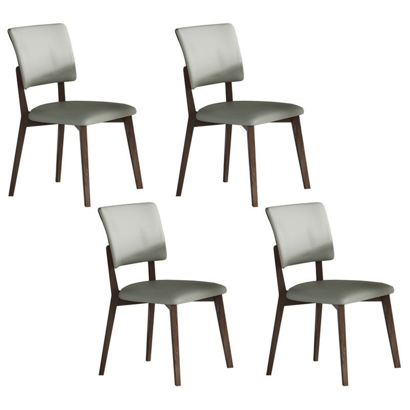 Contemporary Dinette Set with Wooden Frame 1/4/5 Pieces Dining Table Set with Green Chairs 4 Green Chairs Clearhalo 'Dining Room Sets' 'Dining Tables & Seating' 'dining_room_set' 'furn' 'furn_dining_room_set' 'Furniture' 'Kitchen & Dining Furniture' 6739772