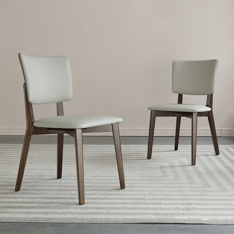 Estilo contemporáneo 1/2/5 Piezas Sillas de comedor Conjunta muebles de piedra rectangulares en gris