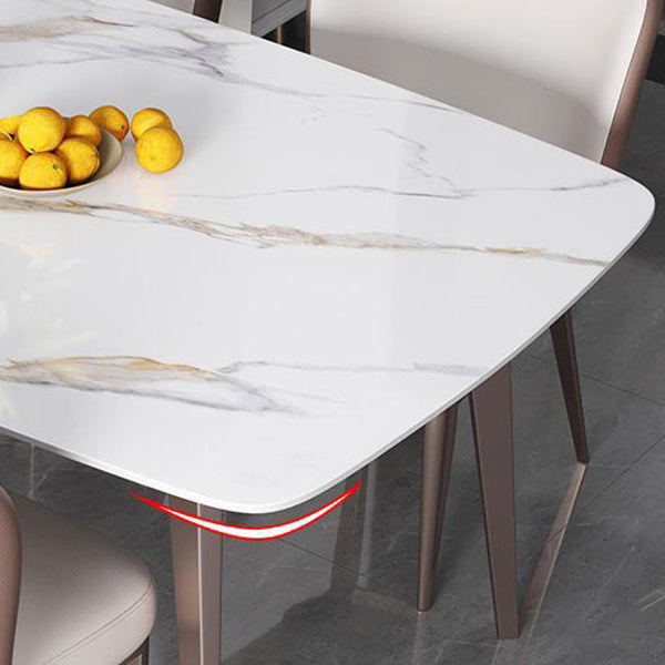 コンテンポラリースタイル1/2/5/7ピースダイニングチェアセットストーン長方形の家具