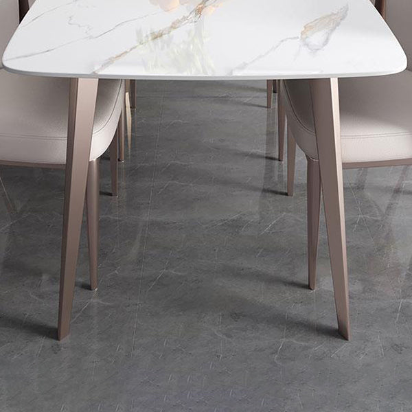 コンテンポラリースタイル1/2/5/7ピースダイニングチェアセットストーン長方形の家具