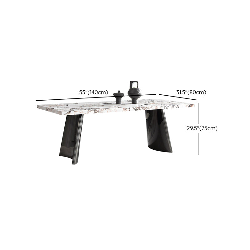 Steen bovenste eettafel set 1/4/5/7 stuks dinette ingesteld voor eetkamer